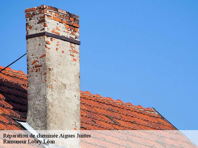 Réparation de cheminée  aigues-juntes-09240 Ramoneur Lobry Léon