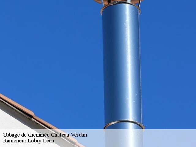 Tubage de cheminée  chateau-verdun-09310 Ramoneur Lobry Léon
